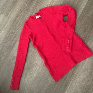 •Used• Loft Red Long Sleeve Sweater